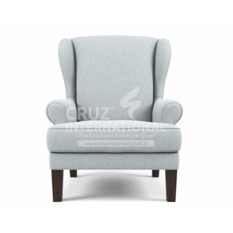 Mid-Century Modern Living Room Accent Chair with Wood Legs CRUZ INTERNATIONAL