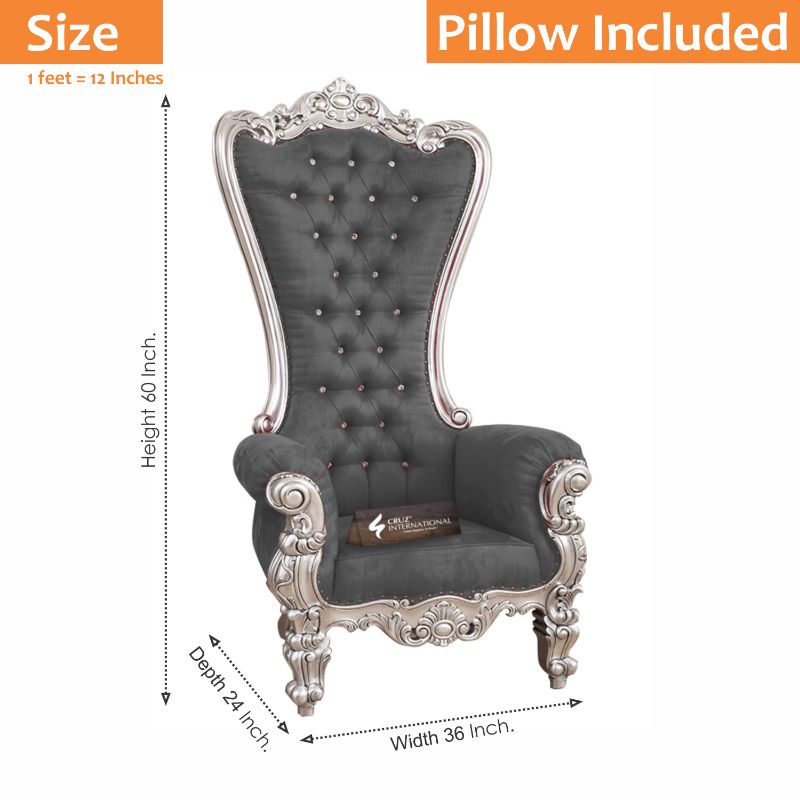 Maharaja Karl Chair & Single Sofa | Standard CRUZ INTERNATIONAL