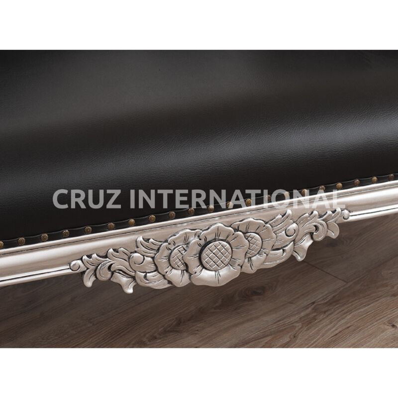 Classic Emilio Carving Settee | Standard CRUZ INTERNATIONAL