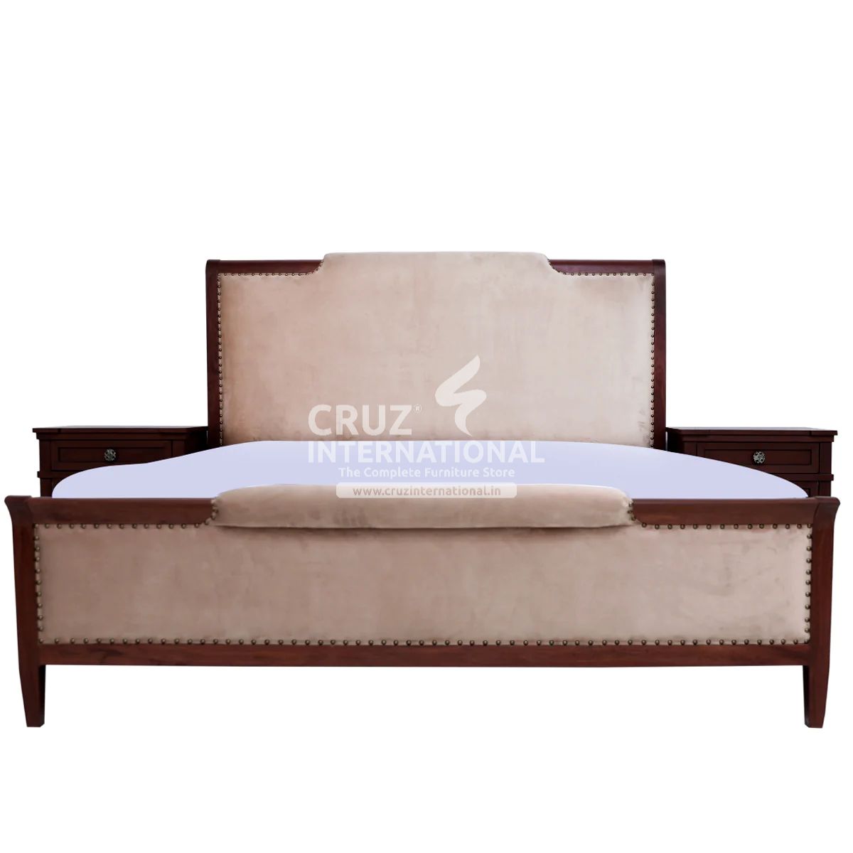 Modern Juliana Classic Gaia Bed | 2 Sizes Available | with Side table CRUZ INTERNATIONAL