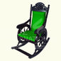 Evergreen Minerva Rocking Chair | Walnut | 12 Colours Available CRUZ INTERNATIONAL