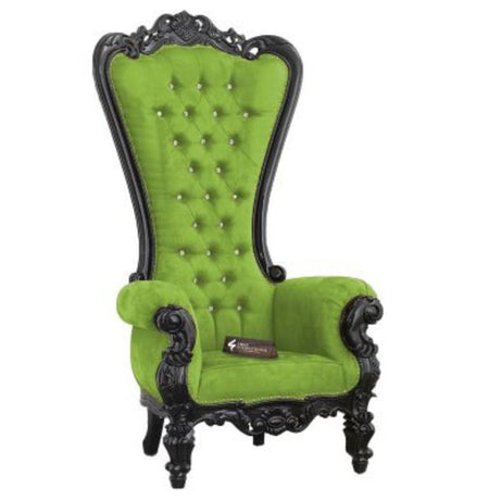 Maharaja Aloisa Chair | Solid wood | Velvet CRUZ INTERNATIONAL