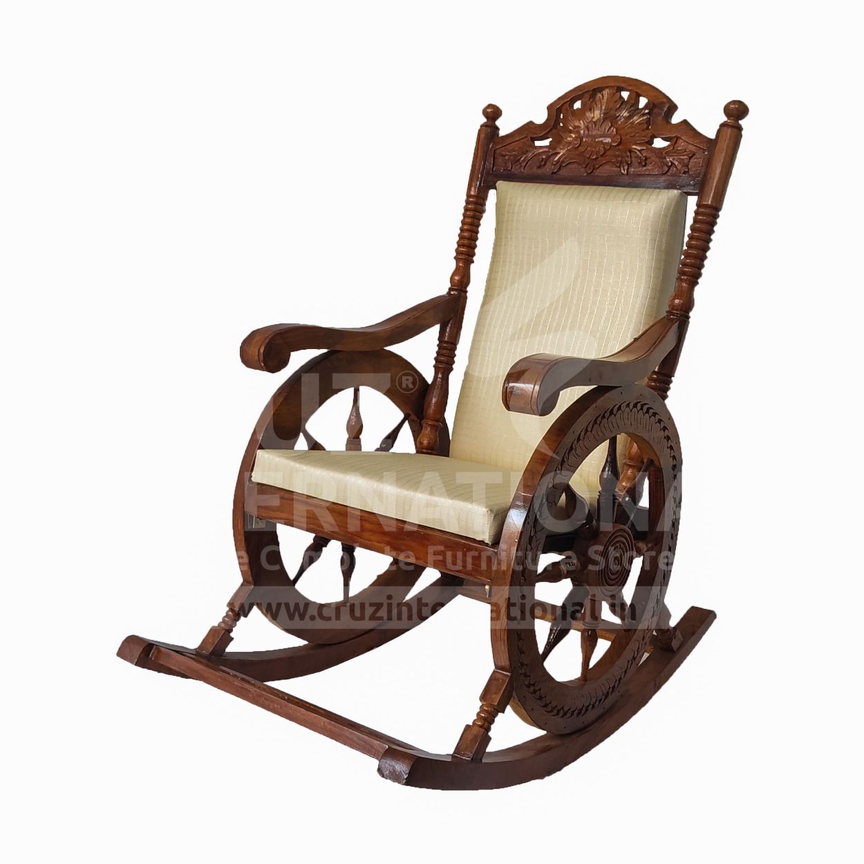 Evergreen Luna Rocking Chair | Natural | 12 Colurs Available CRUZ INTERNATIONAL