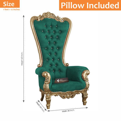Maharaja Josefine Chair & Single Sofa | Solid Wood CRUZ INTERNATIONAL