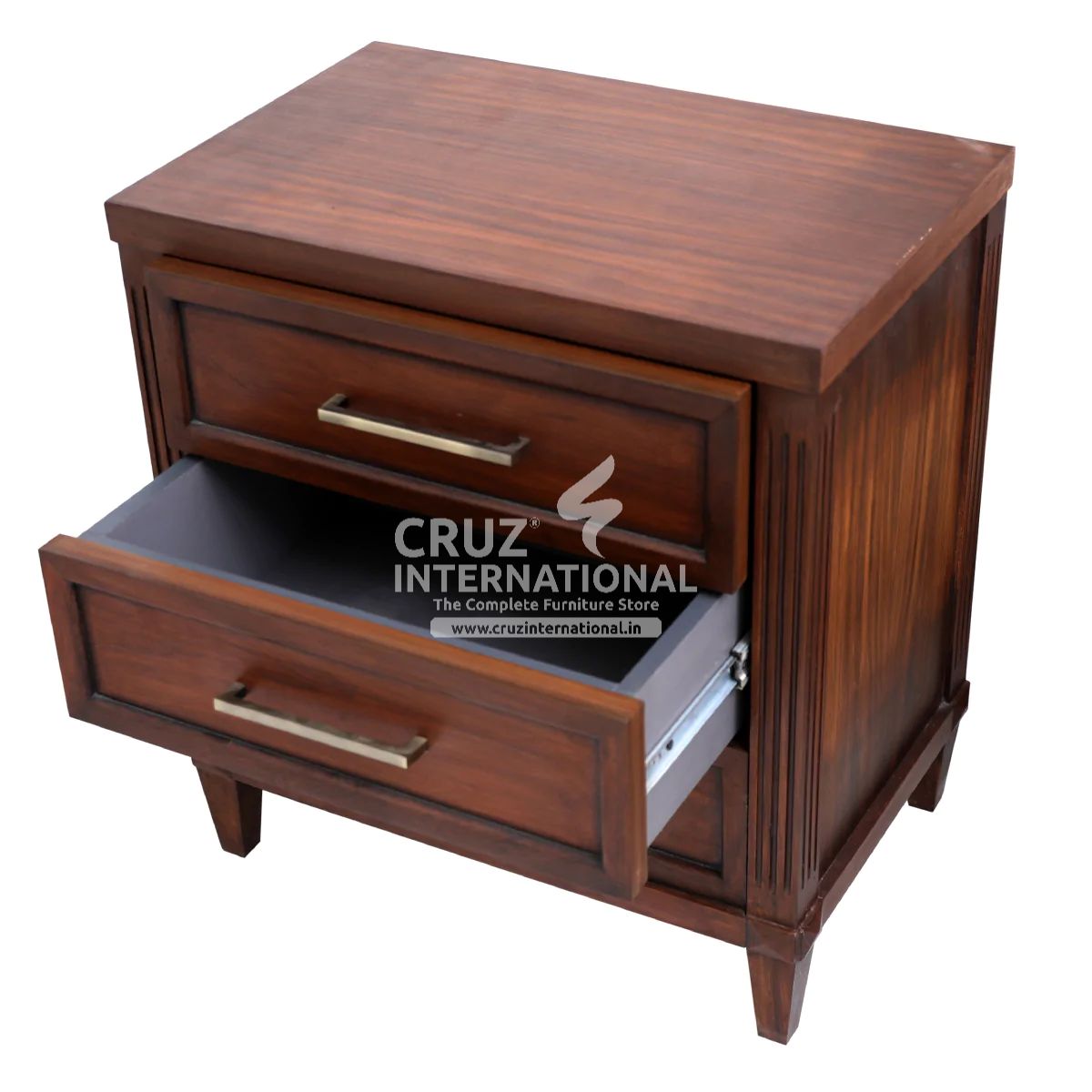 Catalina Bed Combo Pack | 1 Queen Size Bed + Dressing Table + 2 Side Table CRUZ INTERNATIONAL