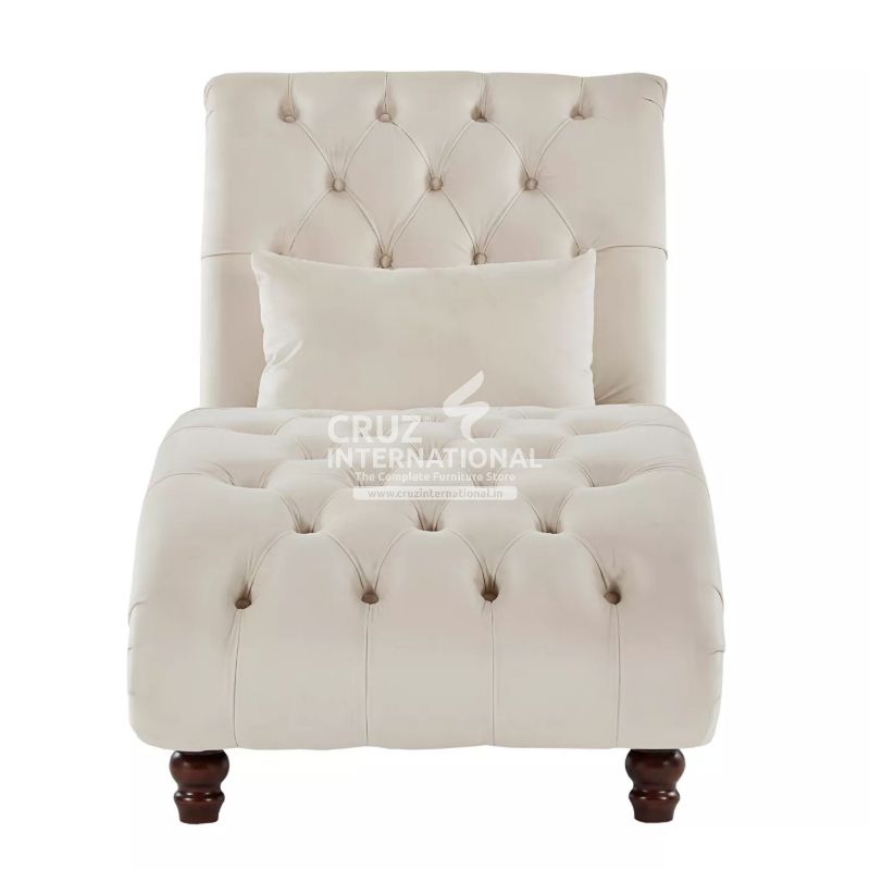Modern Adalia Wooden Settee | Lounger | 5 Colours Available CRUZ INTERNATIONAL