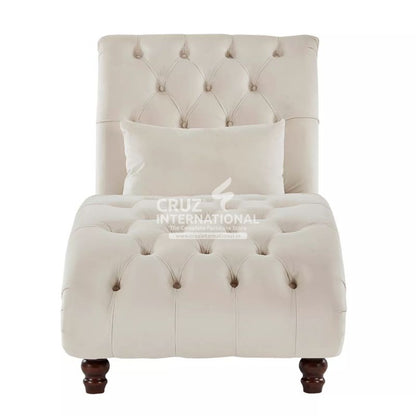 Modern Adalia Wooden Settee | Lounger | 5 Colours Available CRUZ INTERNATIONAL