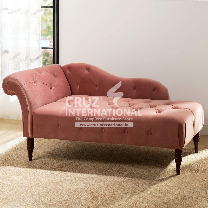 Modern Fanuco Wooden Settee | Lounger | 5 Colours Available CRUZ INTERNATIONAL