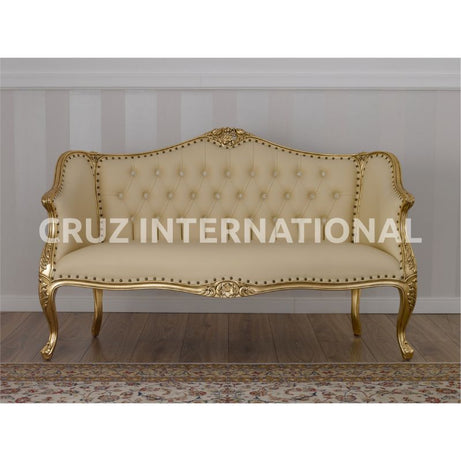 Classic Finley Carving Settee | Standard CRUZ INTERNATIONAL