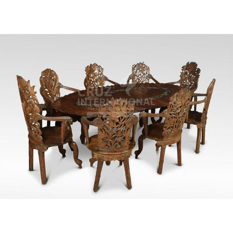 Classic Dinning Table | Standard | Chair 8 CRUZ INTERNATIONAL