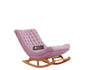 Premium Thyra Natural Rocking Chair | Rosewood | 17 Colours Available CRUZ INTERNATIONAL