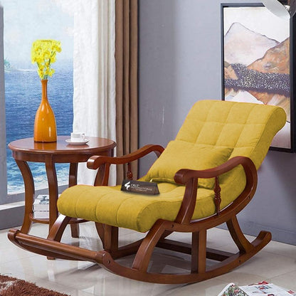 Premium Nice Skeleton Rocking Chair | Natural | 11 Colours Available CRUZ INTERNATIONAL