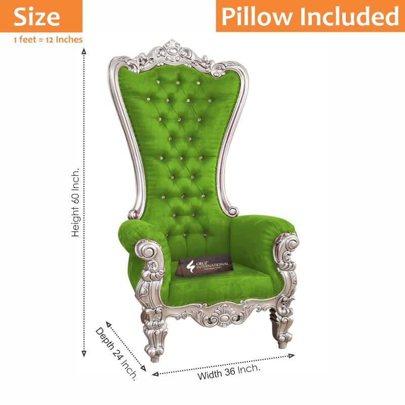 Maharaja Rutger Chair & Single Sofa | Solid Wood CRUZ INTERNATIONAL