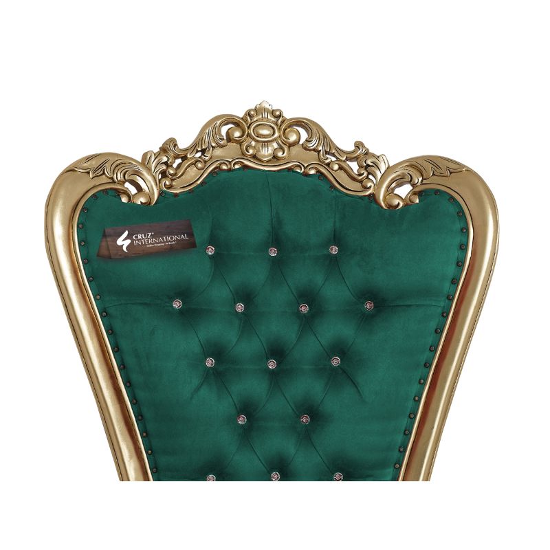 Maharaja Josefine Chair & Single Sofa | Solid Wood CRUZ INTERNATIONAL