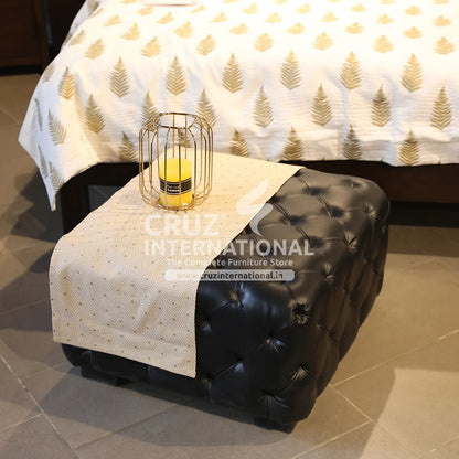 Modern Leticia Ottoman | Standard | 2 Colours Available CRUZ INTERNATIONAL