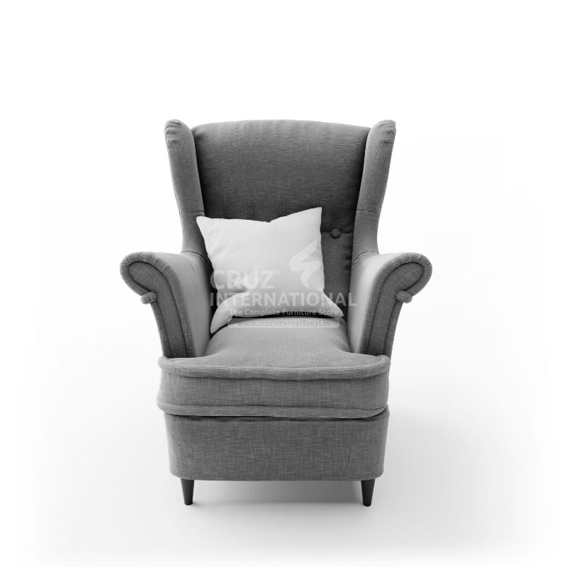 Modern Blooming Arm Chair | Grey CRUZ INTERNATIONAL