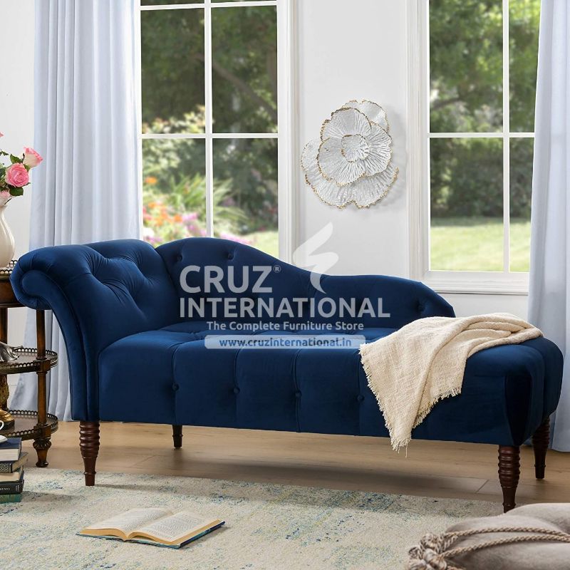 Modern Fanuco Wooden Settee | Lounger | 5 Colours Available CRUZ INTERNATIONAL