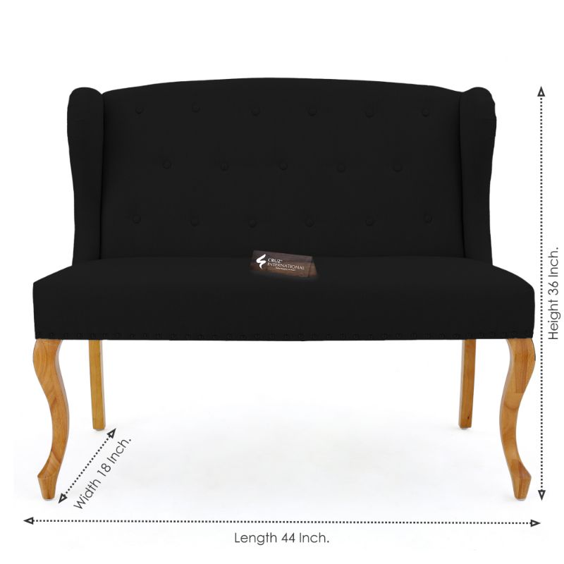 Premium Daniela Bench & Sette | Solid Wood | 15 Colours Available CRUZ INTERNATIONAL