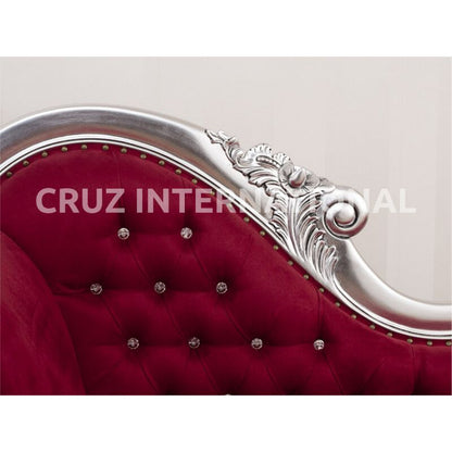 Classic Emilio Carving Settee | Standard CRUZ INTERNATIONAL