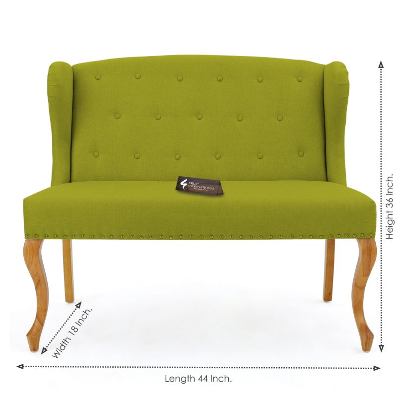 Premium Daniela Bench & Sette | Solid Wood | 15 Colours Available CRUZ INTERNATIONAL
