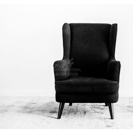 Modern Chantal Arm Chair | Black CRUZ INTERNATIONAL