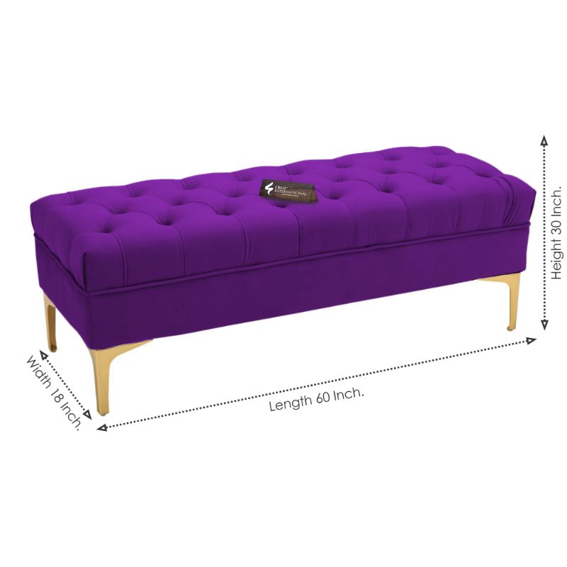 Premium oseph Bench & Sette | Solid Wood | 15 Colours Available CRUZ INTERNATIONAL