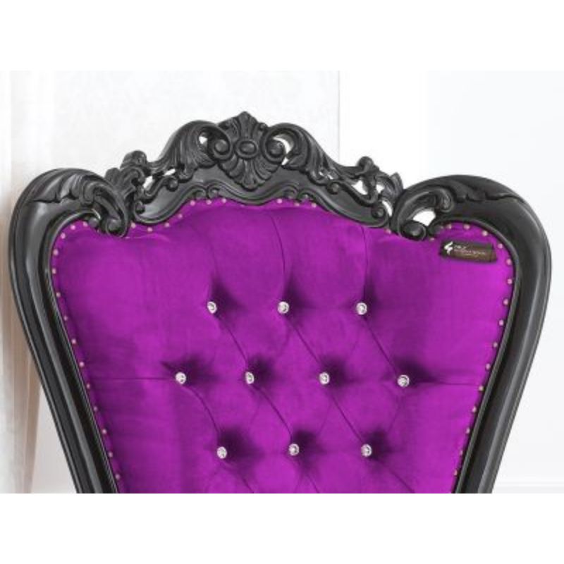 Maharaja Aloisa Chair | Solid wood | Velvet CRUZ INTERNATIONAL