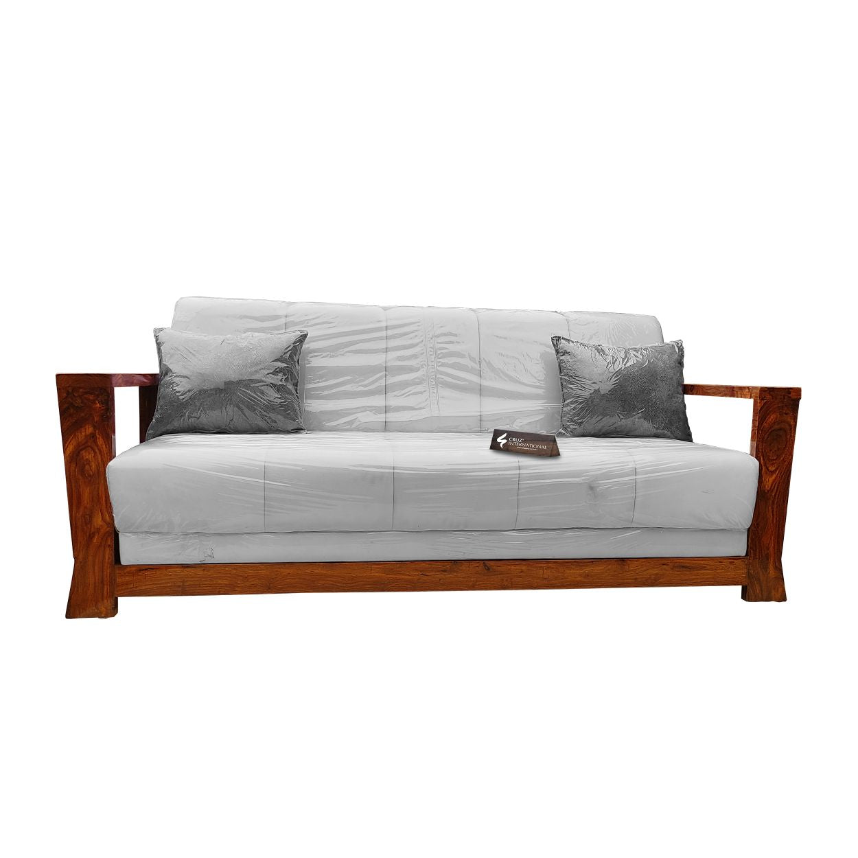 Natural Alejandra Style Sofa | Rosewood | 13 Colours Available CRUZ INTERNATIONAL