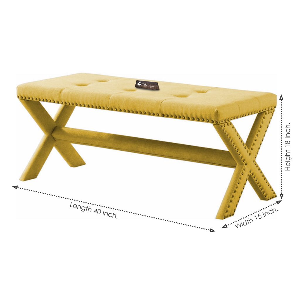 Premium Rubén Bench & Table | Solid wood | 14 Colours Available CRUZ INTERNATIONAL