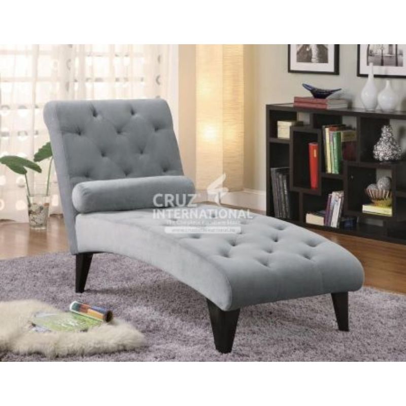 Modern Cesar Wooden Settee | Lounger | 3 Colours Available CRUZ INTERNATIONAL