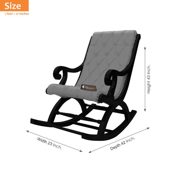 Comfort Bjarnilla Rocking Chair | Sheesham wood | 8 Colous Available CRUZ INTERNATIONAL