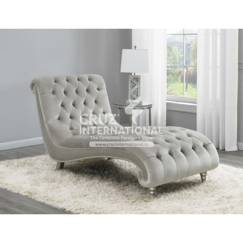 Modern Adalia Wooden Settee | Lounger | 5 Colours Available CRUZ INTERNATIONAL