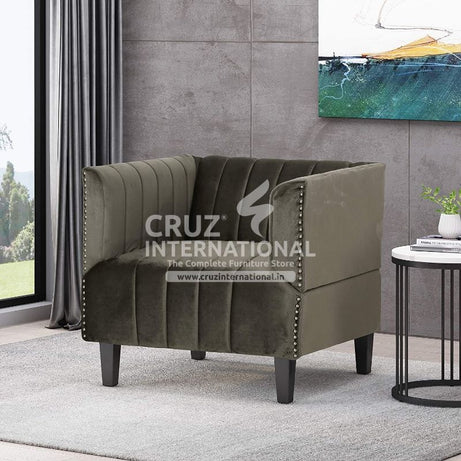 Modern Beyond Living Room Chair | Set of 1 | 2 Colours Available CRUZ INTERNATIONAL