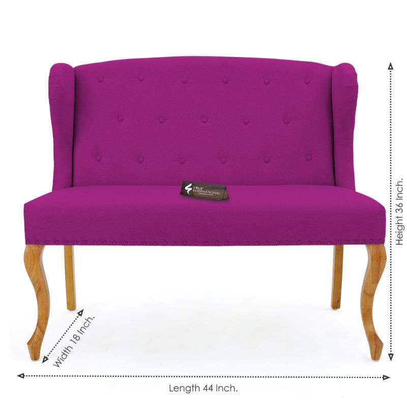 Premium Daniela Bench & Sette | Solid Wood | 15 Colours Available CRUZ INTERNATIONAL