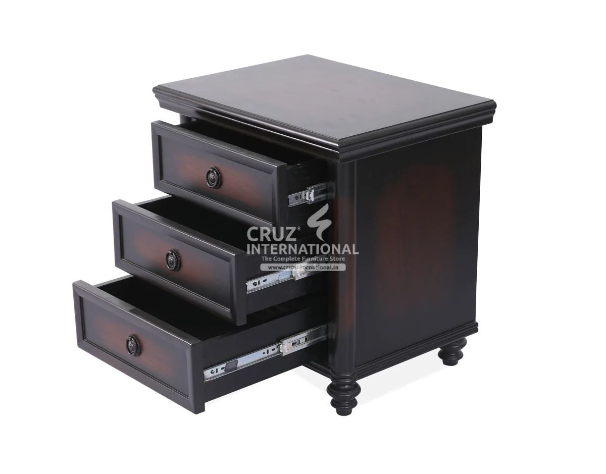 Modern Santiago Classic Gaia Bed | 2 Sizes Available | with Side table CRUZ INTERNATIONAL