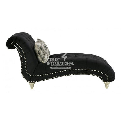 Modern Adalia Wooden Settee | Lounger | 5 Colours Available CRUZ INTERNATIONAL