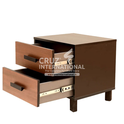 Modern Adriana Classic Gaia Bed | 2 Sizes Available | with Side table CRUZ INTERNATIONAL