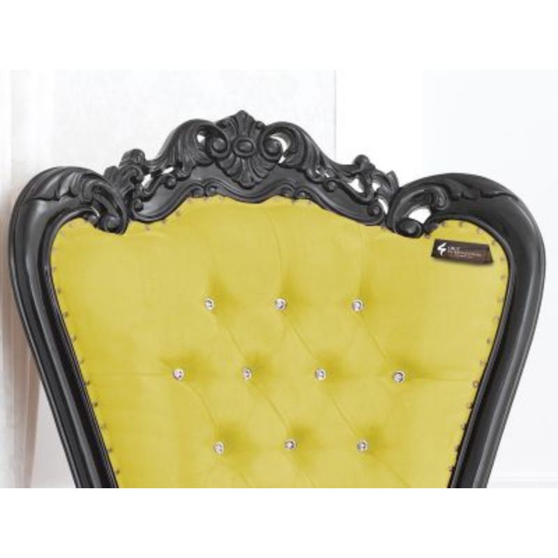 Maharaja Aloisa Chair | Solid wood | Velvet CRUZ INTERNATIONAL