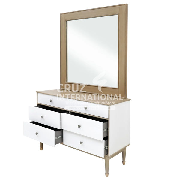 Leilani Bed Combo Pack | 1 Queen Size Bed + Dressing Table + 2 Side Table CRUZ INTERNATIONAL