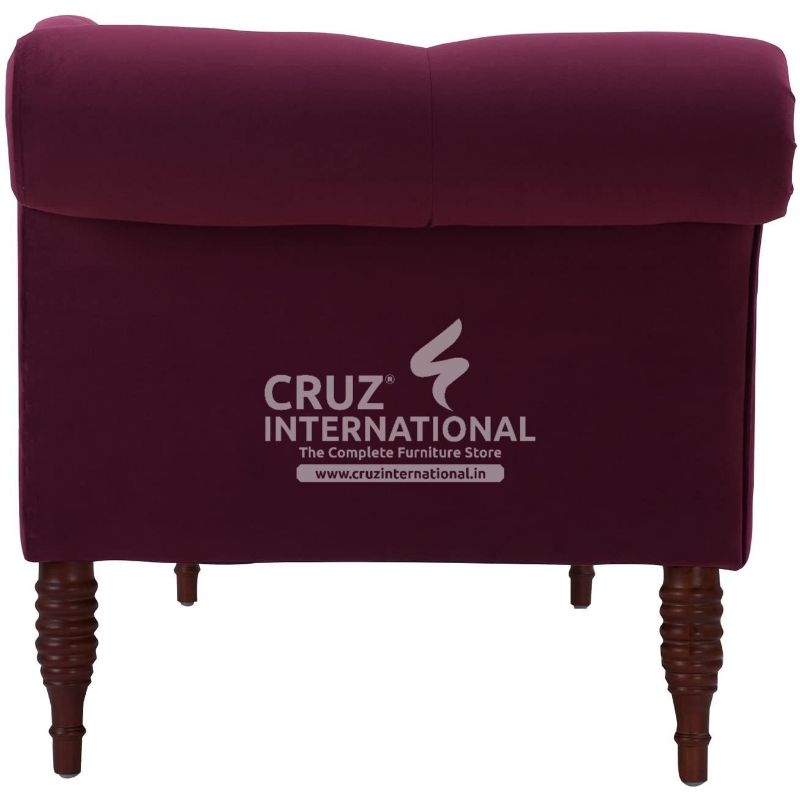 Modern Fanuco Wooden Settee | Lounger | 5 Colours Available CRUZ INTERNATIONAL