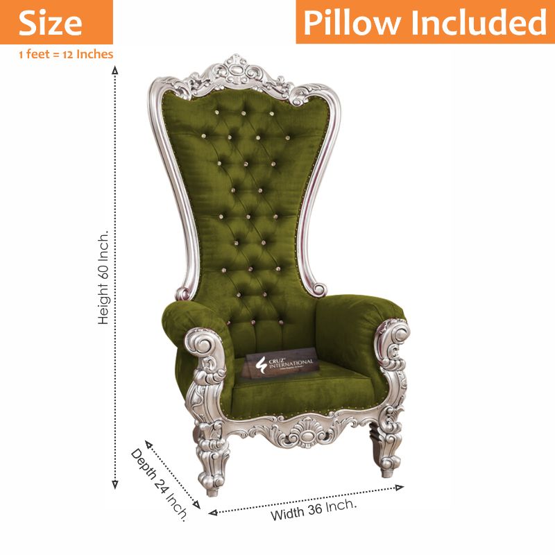 Maharaja Karl Chair & Single Sofa | Standard CRUZ INTERNATIONAL