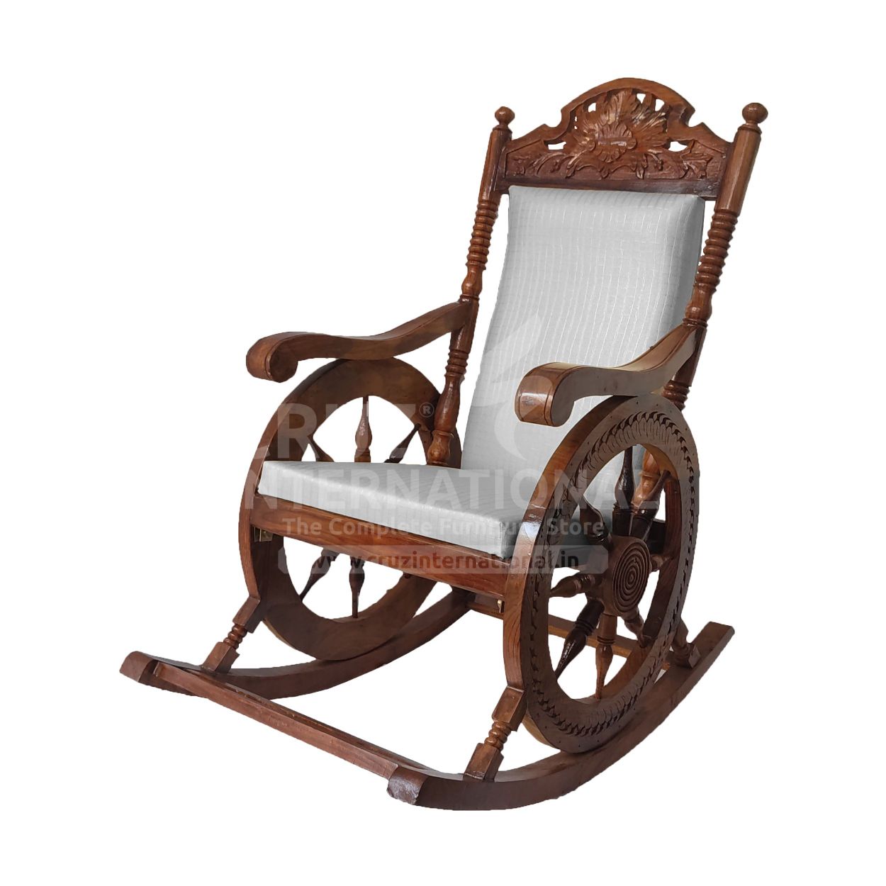 Evergreen Luna Rocking Chair | Natural | 12 Colurs Available CRUZ INTERNATIONAL