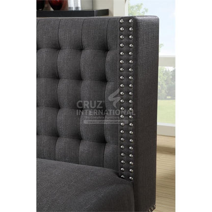 Modern Juan Diego Sofa Set | Black CRUZ INTERNATIONAL