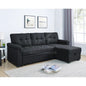 Modern Mariana Sofa Set | L Shape | Black CRUZ INTERNATIONAL